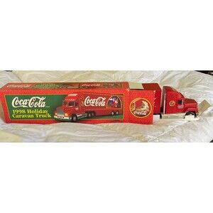 Coca Cola 1998 Holiday Caravan Truck New in Box